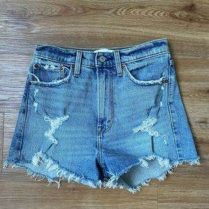 Abercrombie High Rise Mom Short